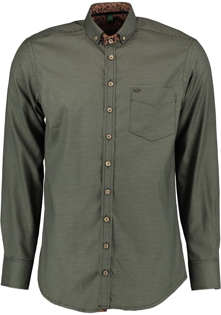 os-trachten-nirwo-trachtenhemd-herren-langarm-37-38-slim-fit image 4