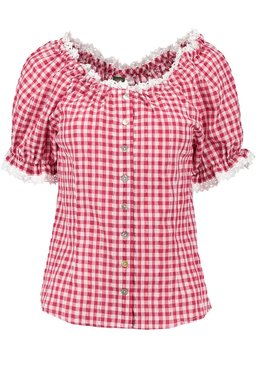 os-trachten-esupio-trachtenbluse-kurzarm-carmenbluse-b-gelfrei image 1