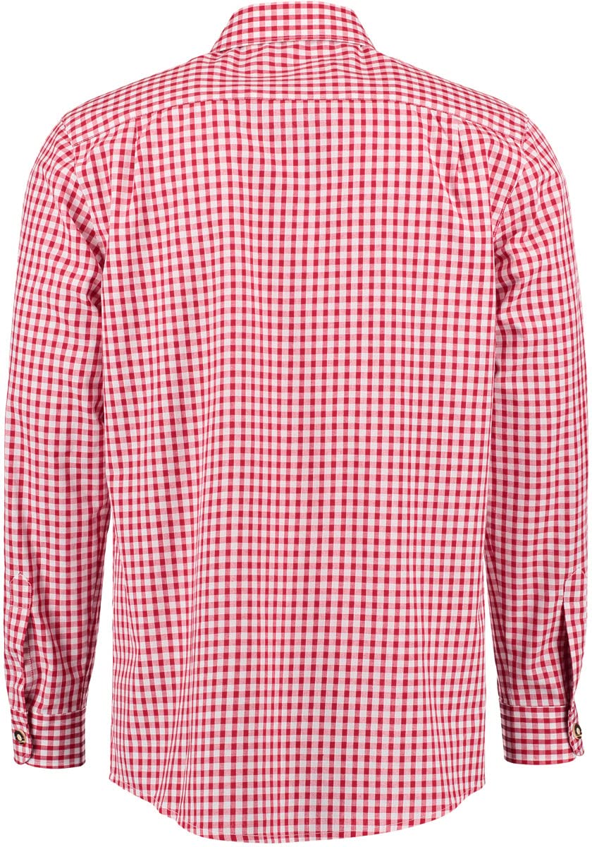 os-trachten-smoba-trachtenhemd-herren-mittelblau-41-42-karo image 3
