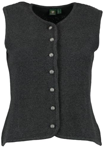 os-trachten-padora-strickweste-mit-rundhals-f-rs-dirndl-schwarz image 3