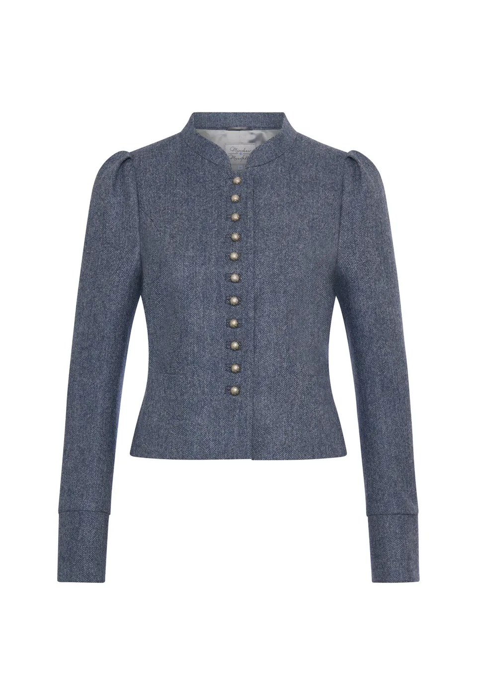 m-nchner-manufaktur-daisy-dirndljacke-fischgr-t-wolle-jacke image 1