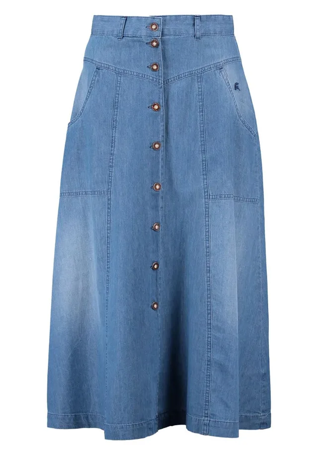 os-trachten-brujus-trachtenrock-damen-denim-wadenlang-40 image 1