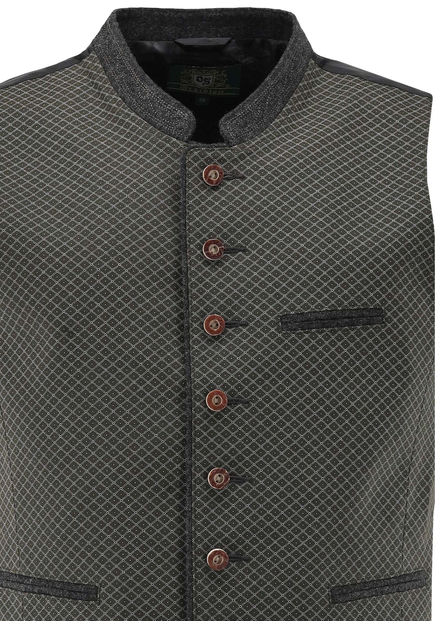 os-trachten-teger-trachtenweste-herren-slim-fit-52-marine image 3