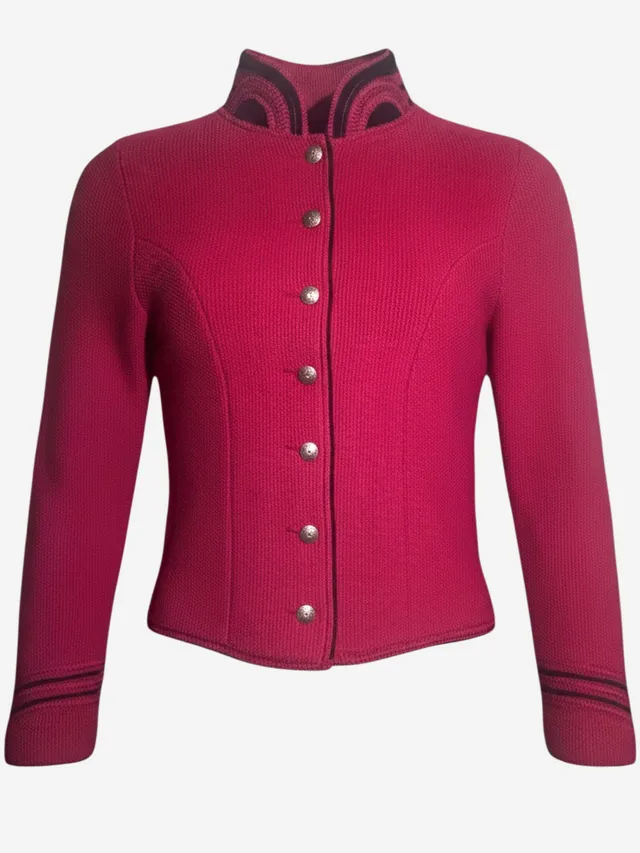 litzlfelder-damen-trachtenjacke-ingrid-fuchsia-schurwolle image 1