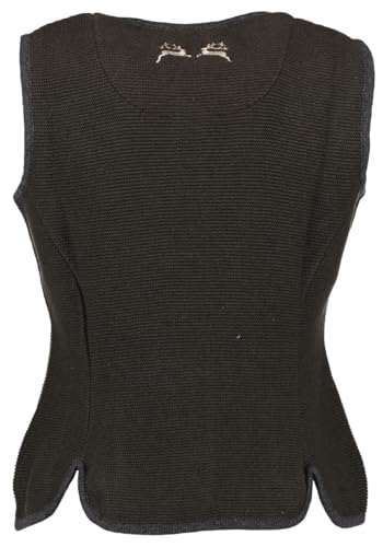 os-trachten-xeniro-strickweste-damen-dunkelgr-n-rundhals image 7