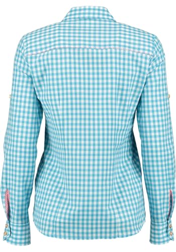 os-trachten-trachtenbluse-odibe-langarm-t-rkis-karo image 6