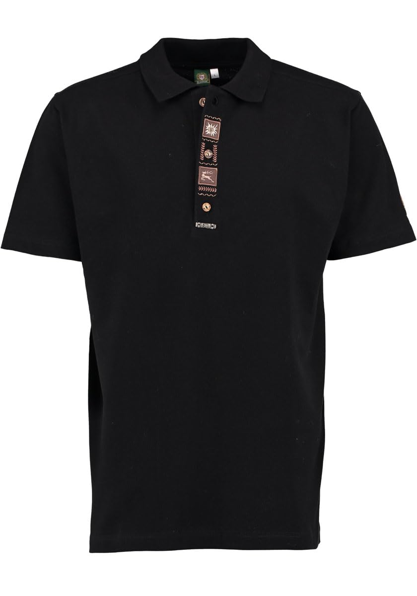 os-trachten-zutao-poloshirt-herren-schwarz-4xl-regular image 1