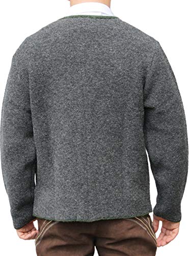 os-trachten-wolljanker-herren-strickjacke-anthrazit-54-xl-wolle image 6