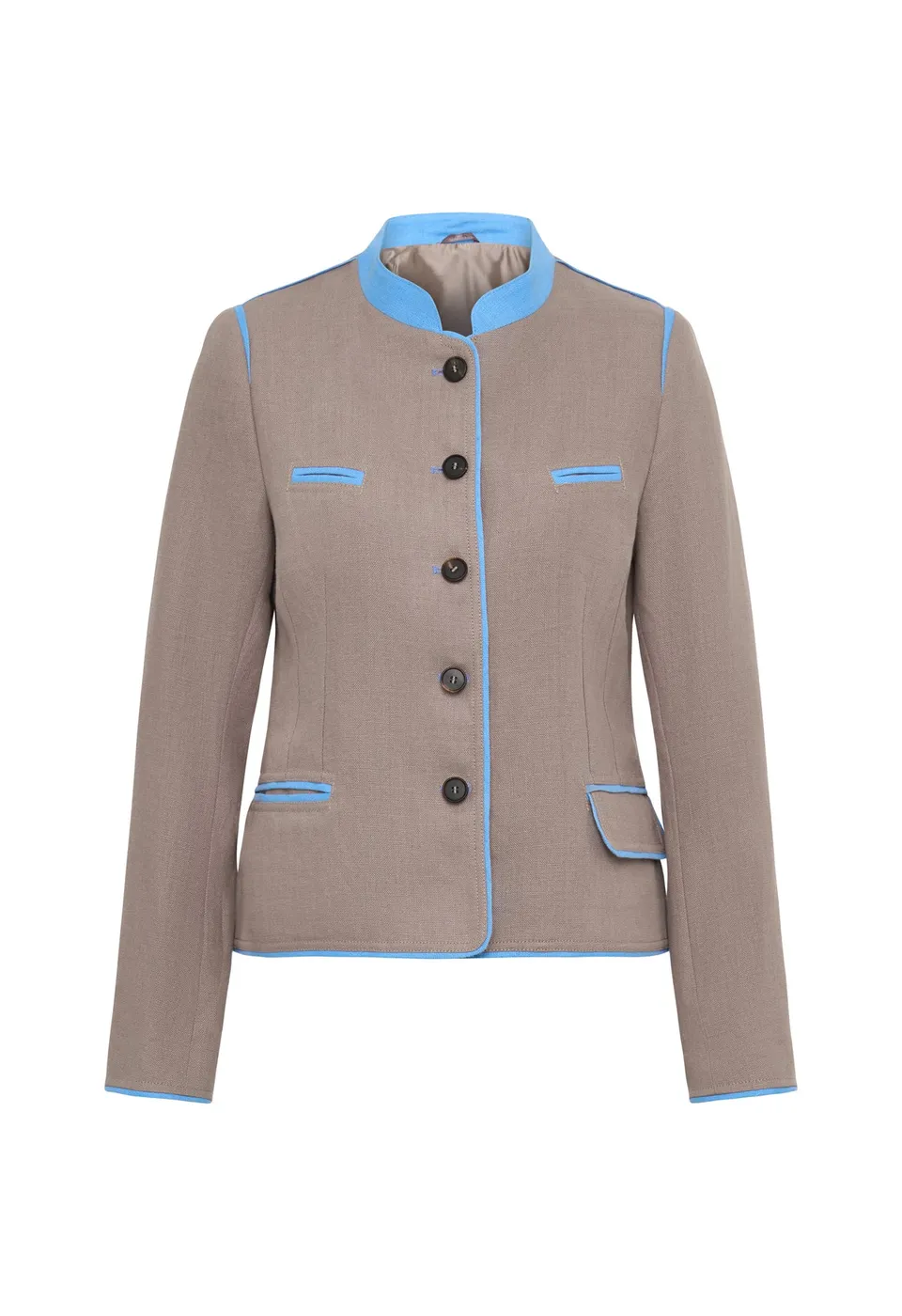 m-nchner-manufaktur-josefa-trachtenjacke-leinen-taupe image 1