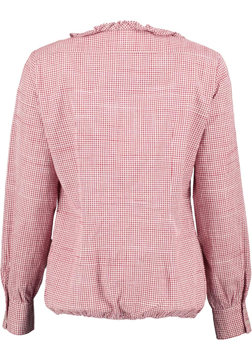 os-trachten-egege-trachtenbluse-karo-rot-wei image 2