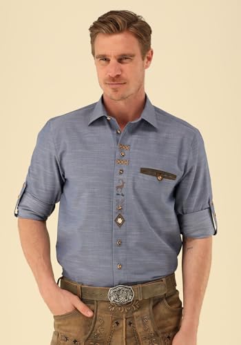 os-trachten-onixa-trachtenhemd-regular-fit-43-44-herren image 8