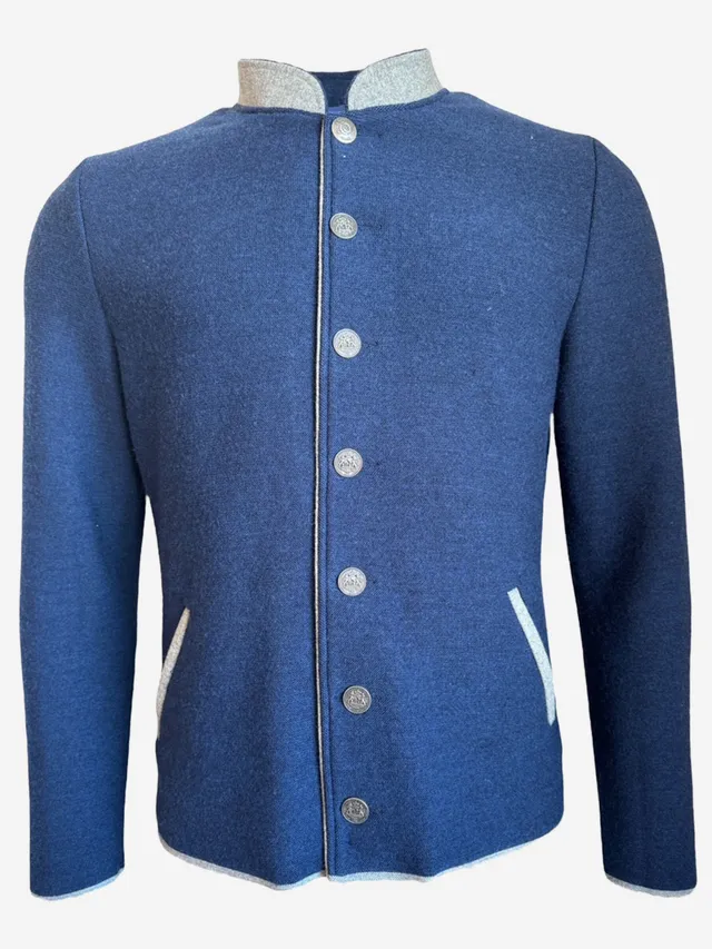 litzlfelder-emilian-kapuzenjacke-herren-saphirblau-merino image 1