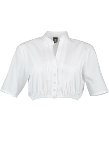 os-trachten-lorima-trachtenbluse-kurzarm-wei-unterziehbluse image 3