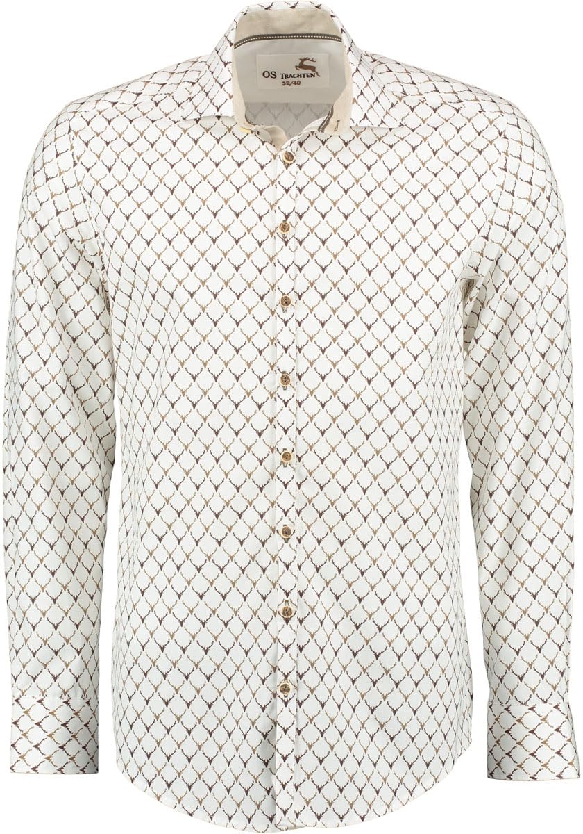 os-trachten-kedase-trachtenhemd-hirschgeweih-slim-fit image 4