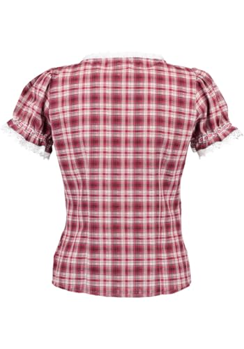 os-trachten-ulama-trachtenbluse-damen-kurzarm-karo image 7