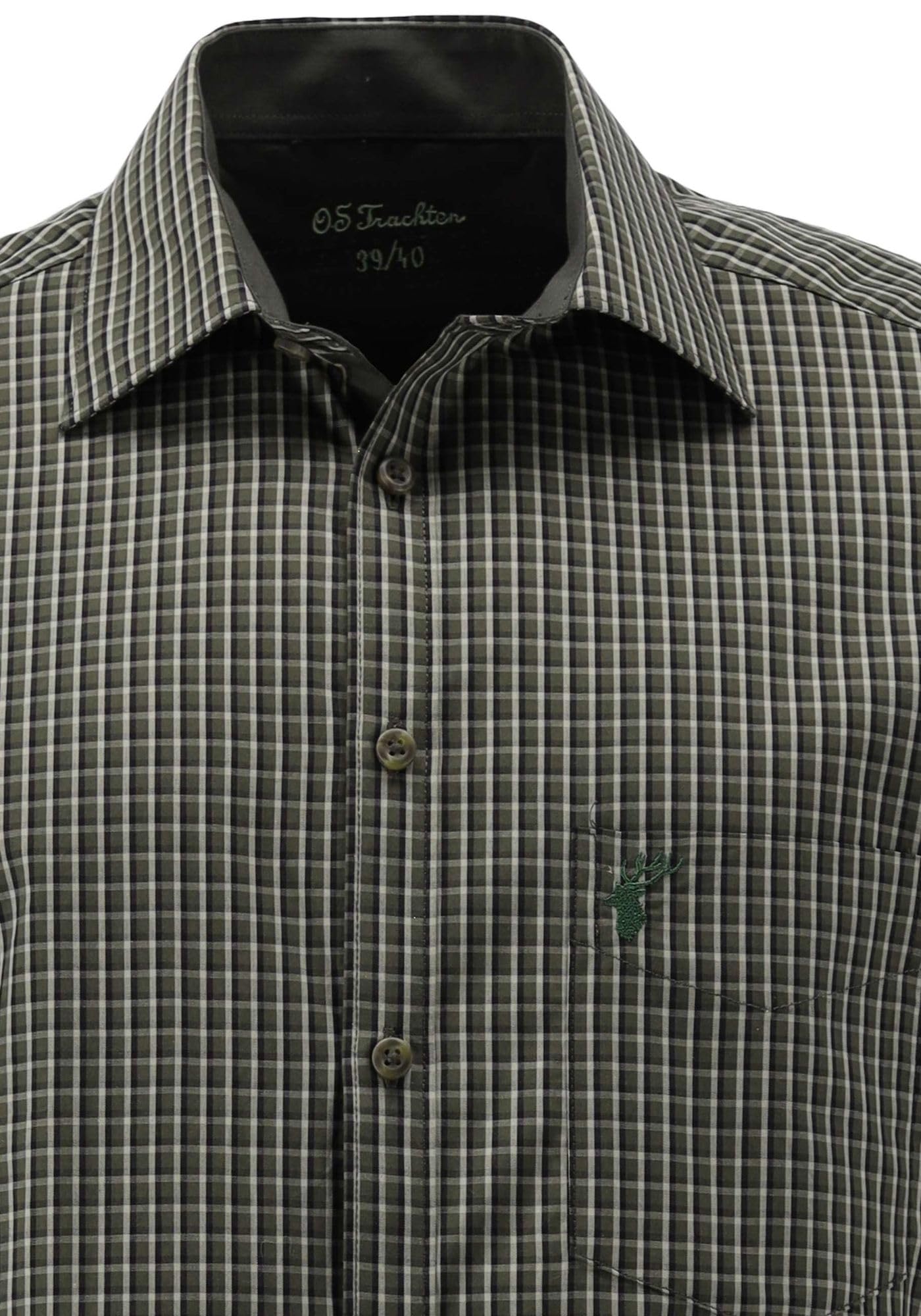 os-trachten-emibo-jagdhemd-herren-langarm-gr-41-42-slim-fit image 3