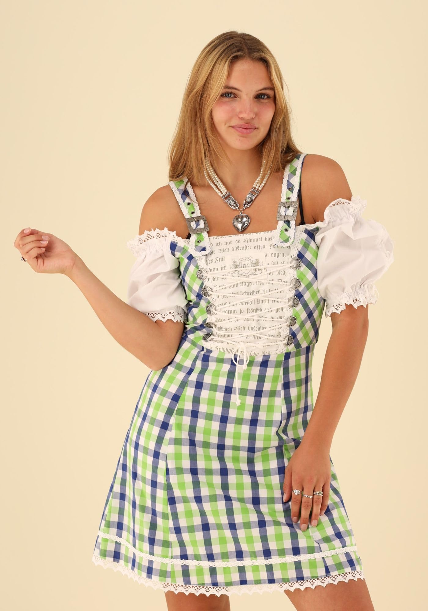 os-trachten-zeruma-trachtenkleid-damen-giftgr-n-gr-34-fest image 2