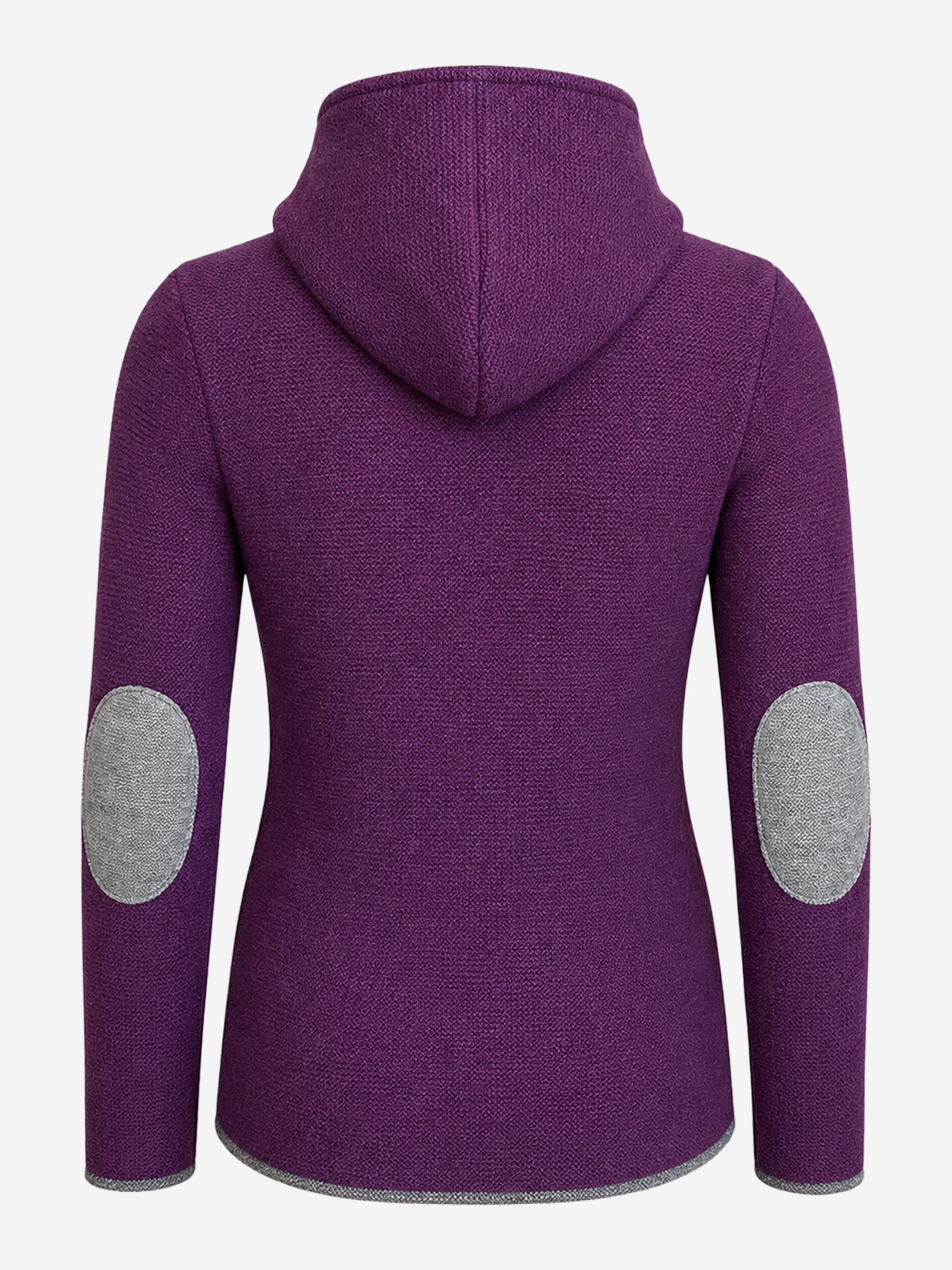 litzlfelder-damen-strickjacke-emily-violett-merinowolle-mit-kapuze image 2