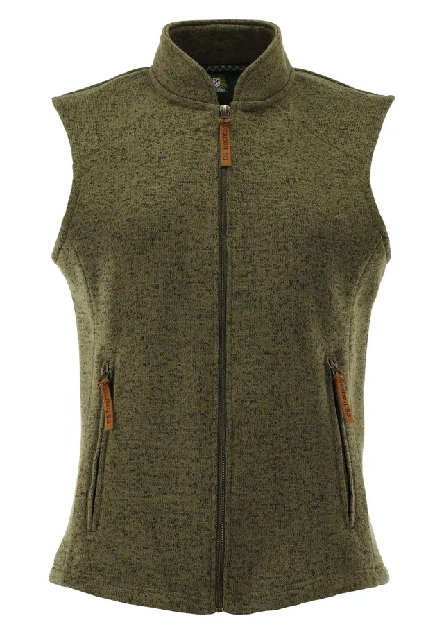 os-trachten-zocha-strickfleeceweste-damen-tailliert image 1