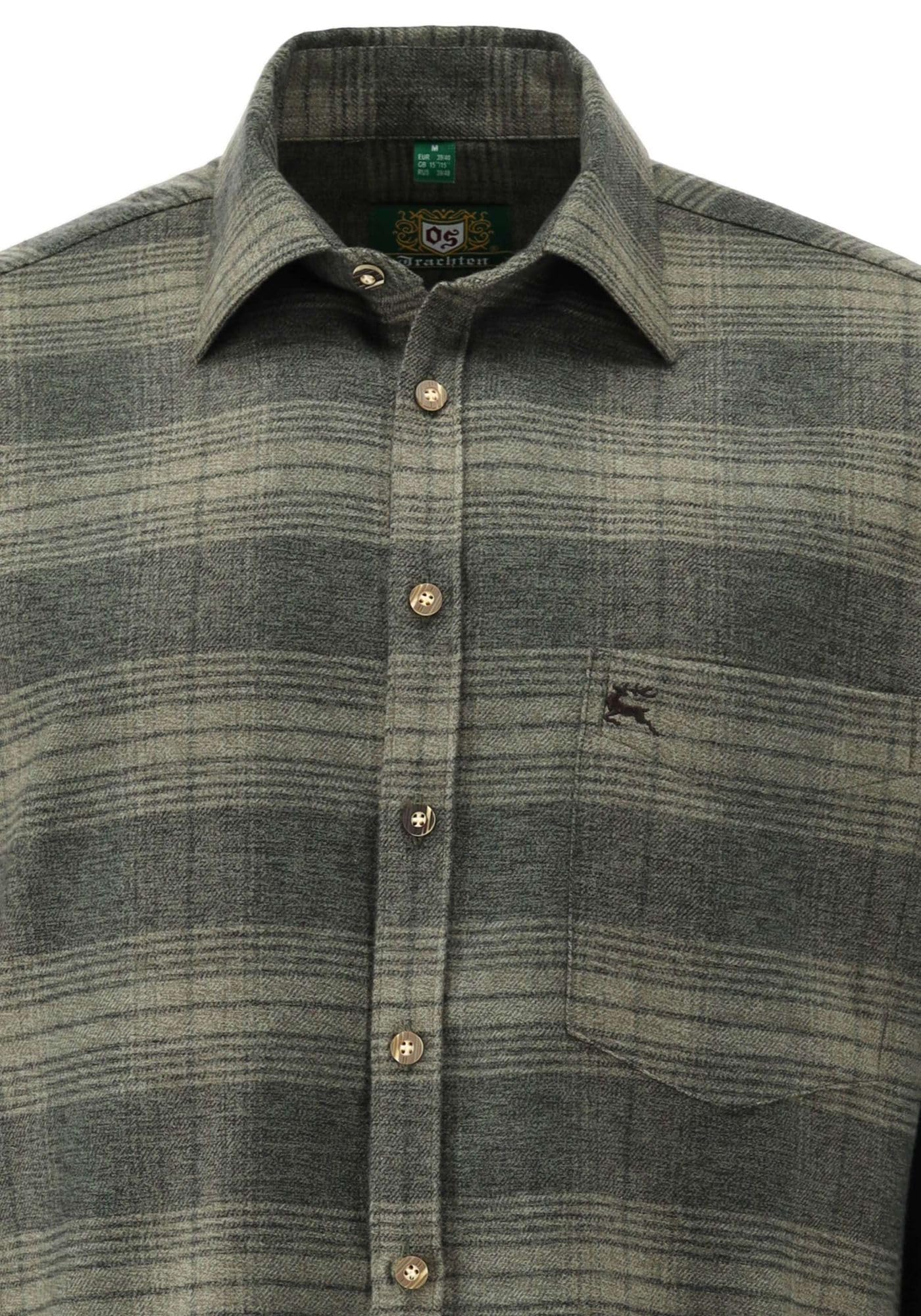 os-trachten-jagdhemd-stagma-slim-fit-herren-gr-e-43-44-langarm image 3