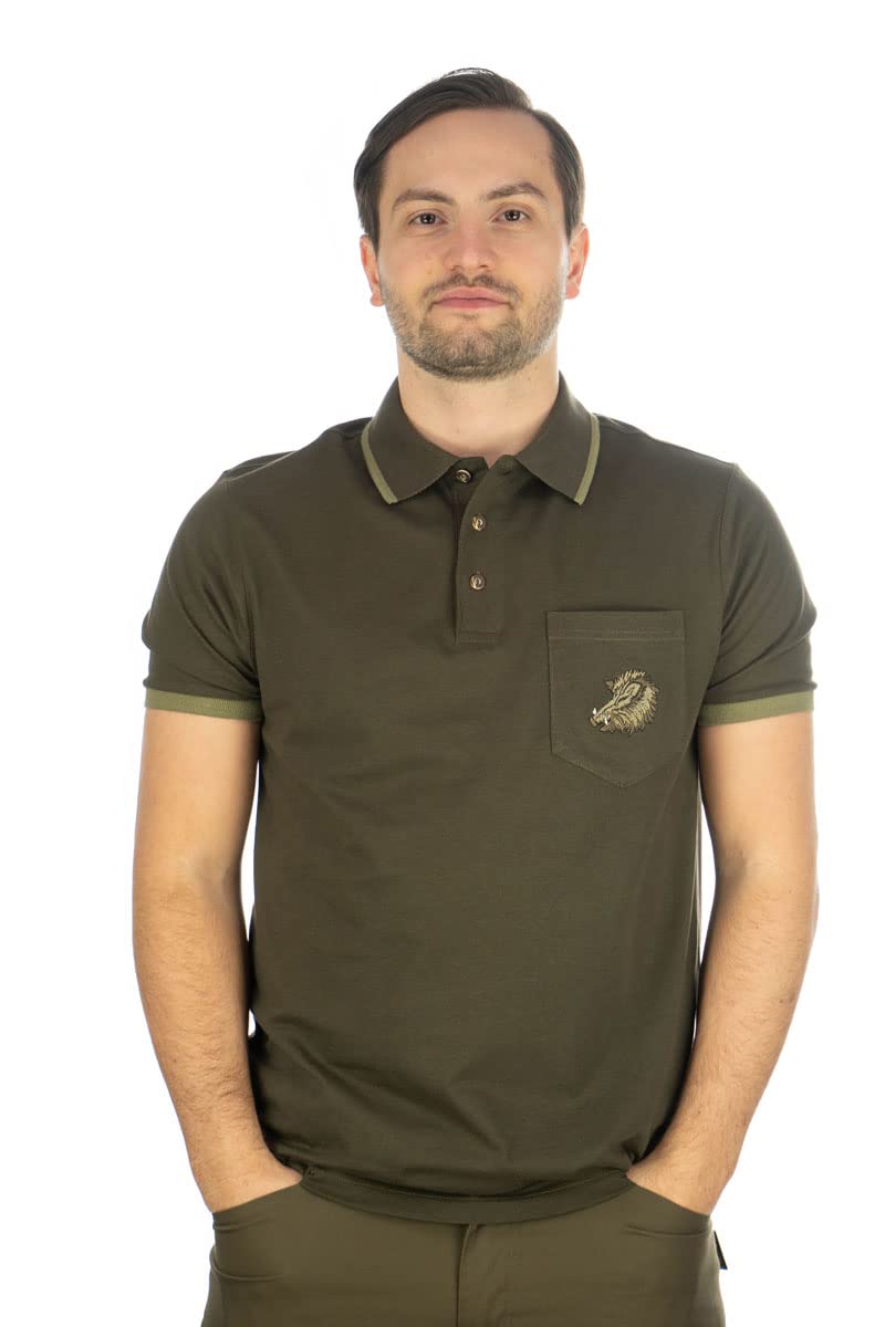 os-trachten-sonky-poloshirt-herren-kurzarm-oliv-regular-fit image 2