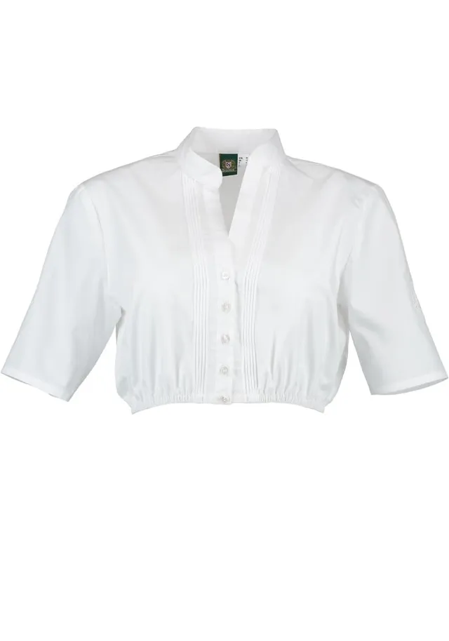 os-trachten-lorima-trachtenbluse-kurzarm-wei-unterziehbluse image 1