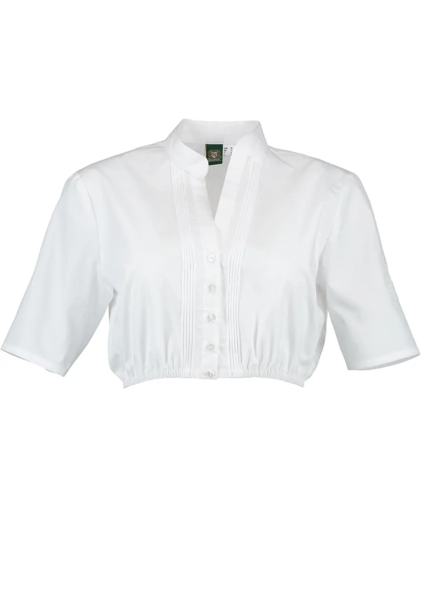 os-trachten-lorima-trachtenbluse-kurzarm-wei-unterziehbluse image 1