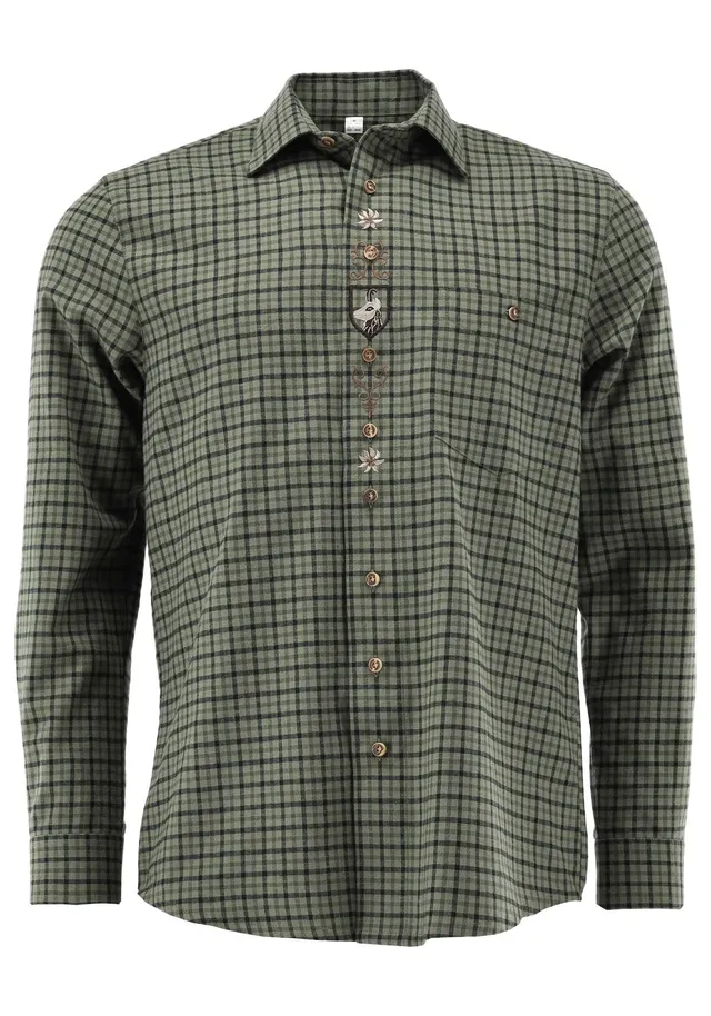 os-trachten-smalo-jagdhemd-regular-fit-herren-45-46 image 1