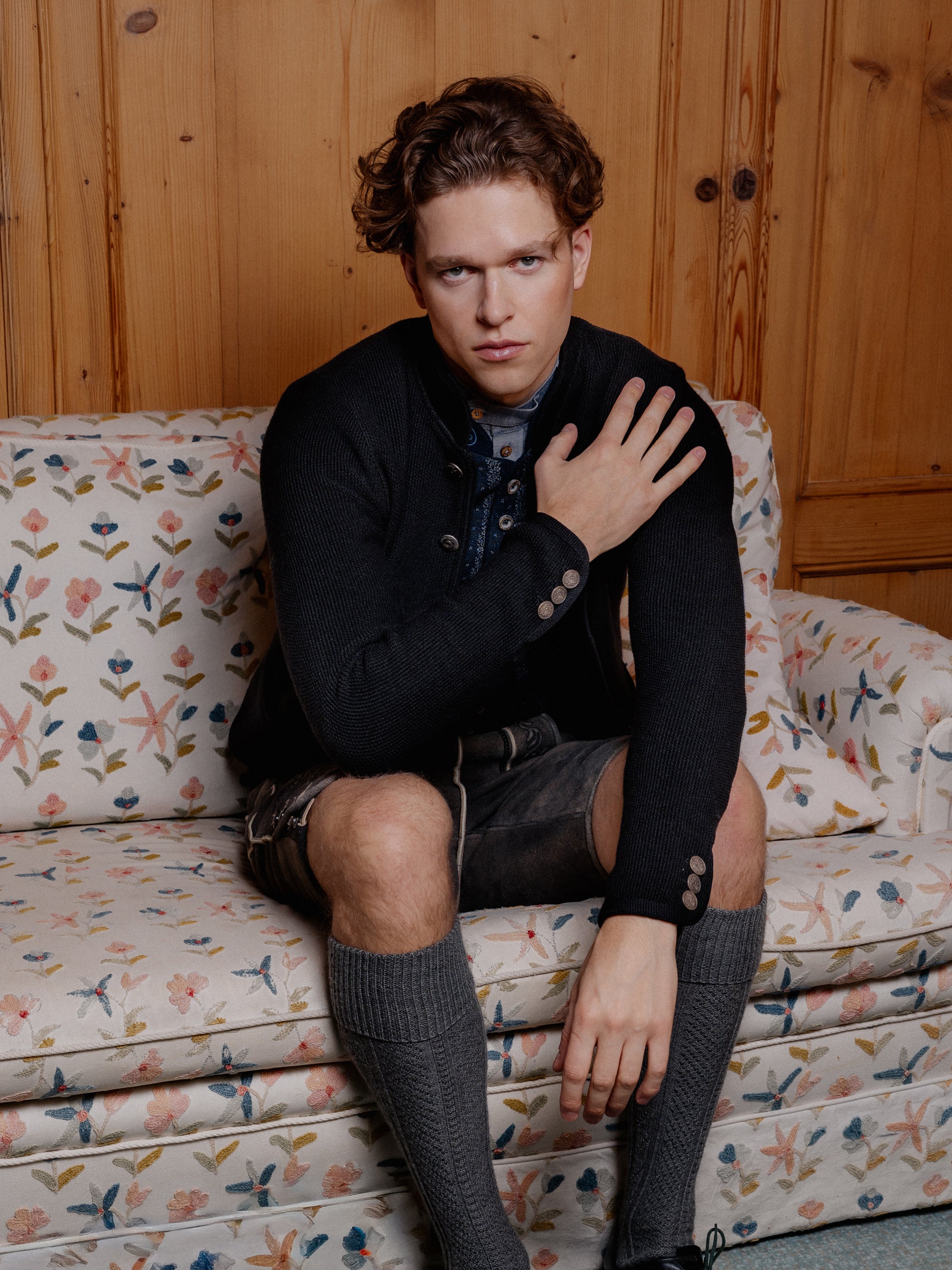 litzlfelder-felix-strickjacke-herren-schwarz-schurwolle image 4