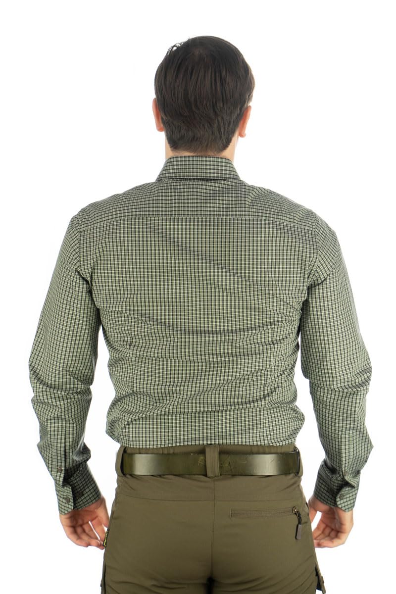 os-trachten-vakas-herren-trachtenhemd-langarm-45-46-regular-fit-karo image 5