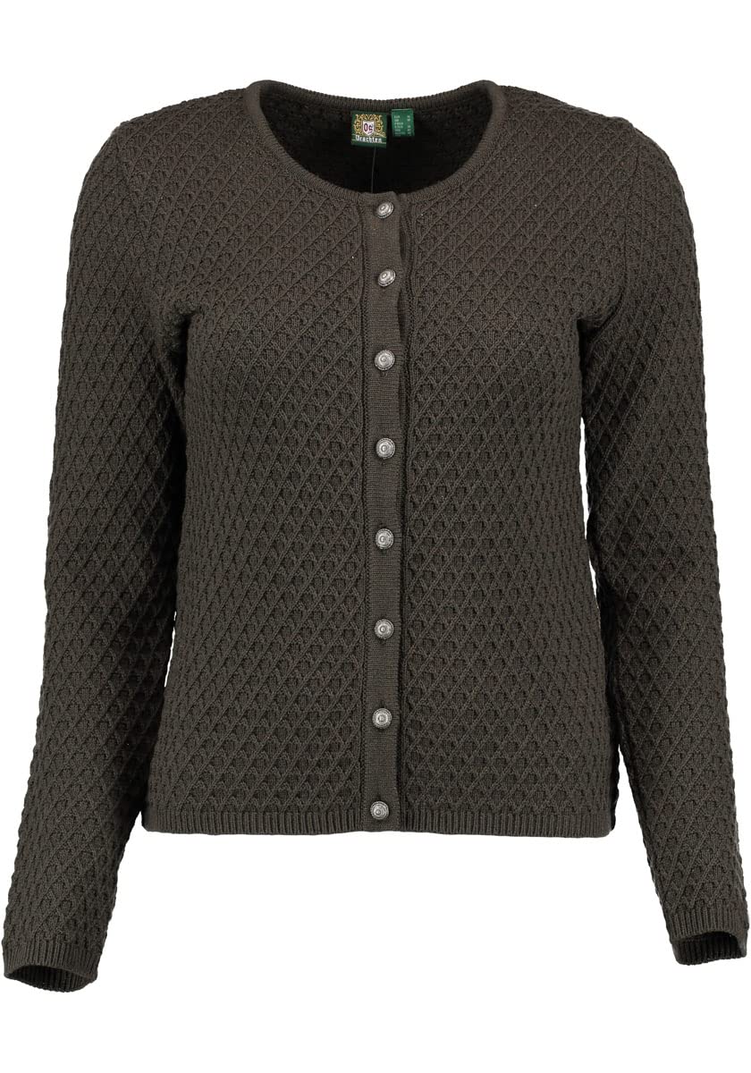 os-trachten-hadeko-strickjacke-damen-cardigan-rundhals image 3