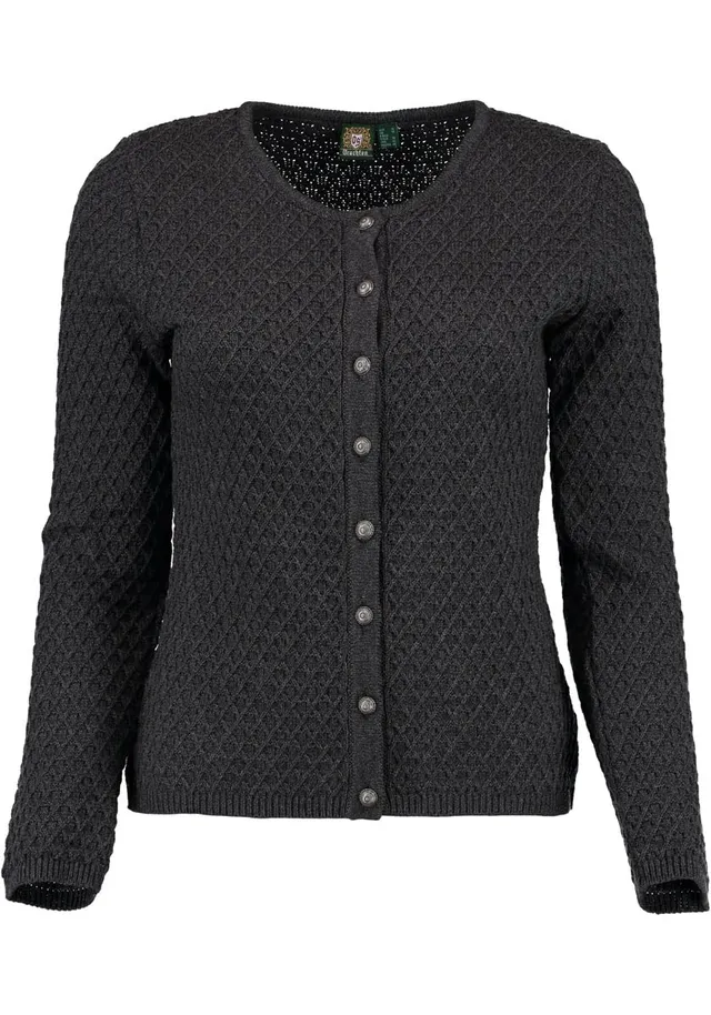 os-trachten-hadeko-strickjacke-damen-cardigan-rundhals image 1