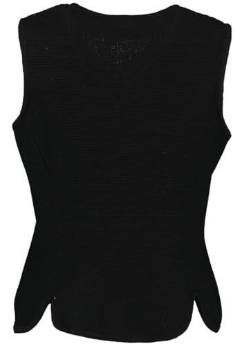 os-trachten-clyppa-strickweste-damen-rundhals-uni-schmuckkn-pfe image 5