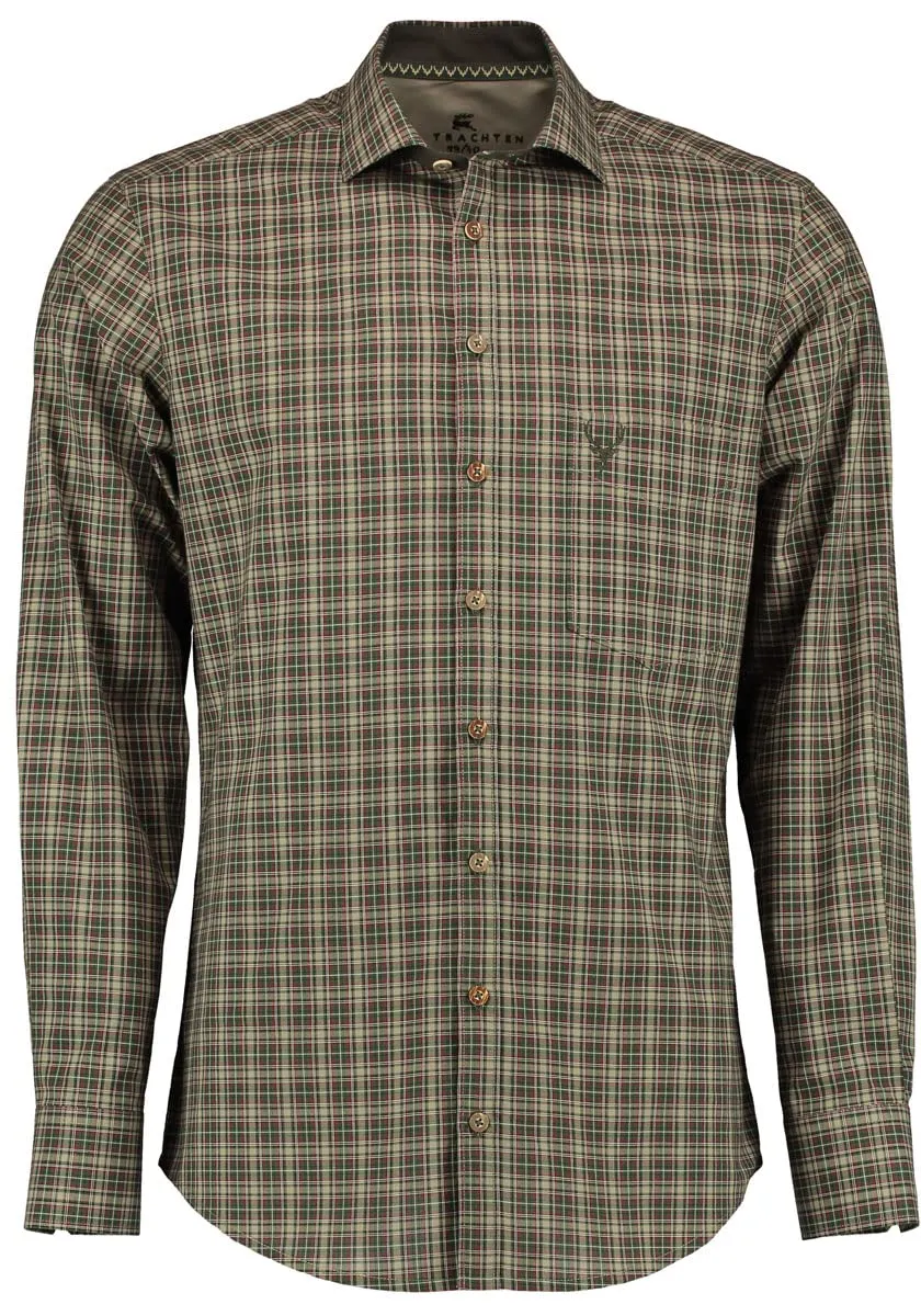 os-trachten-snibi-jagdhemd-slim-fit-karo-gr-e-43-44 image 1