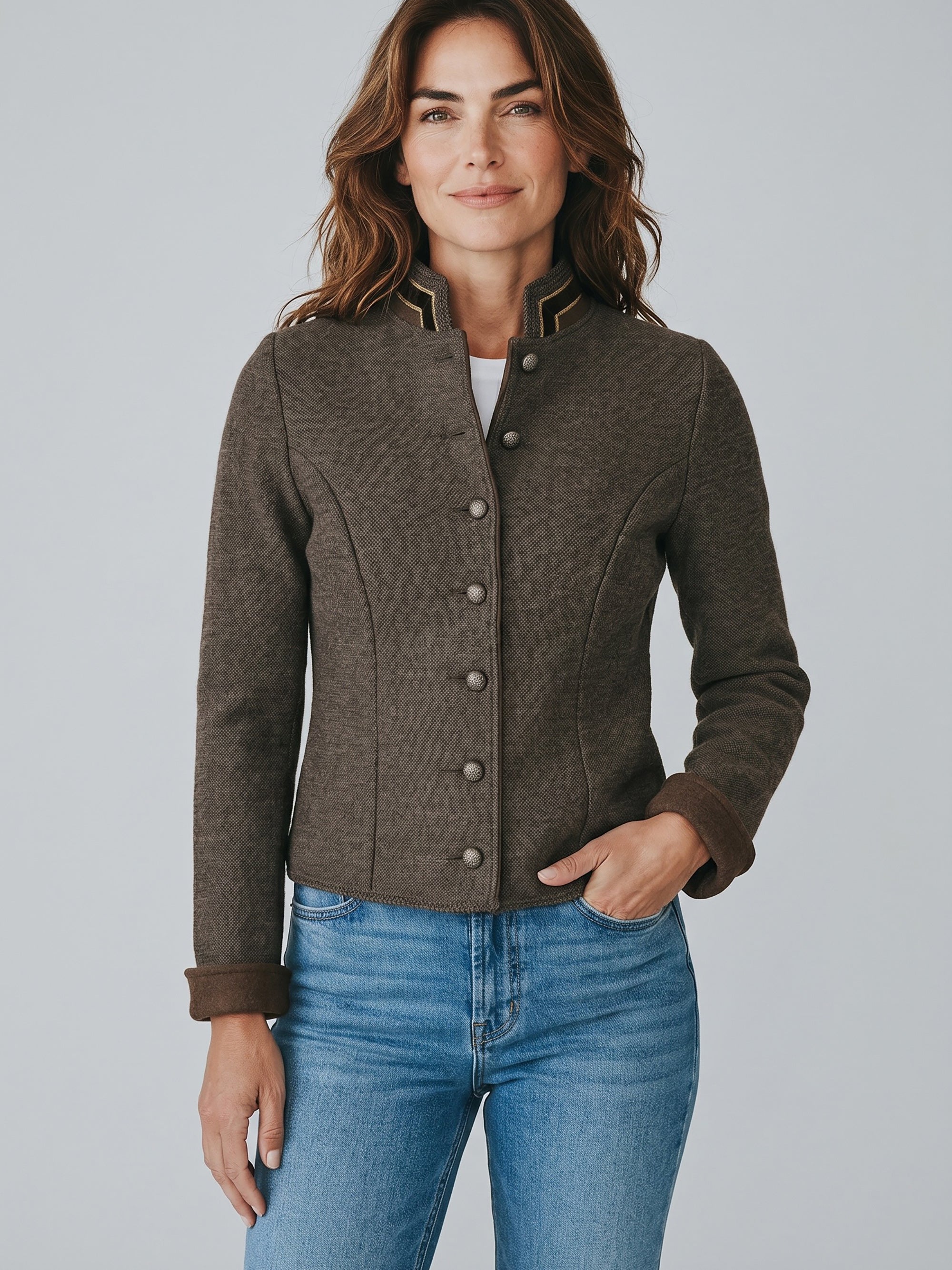 litzlfelder-damen-trachtenjacke-anja-mittelbraun-schurwolle image 6