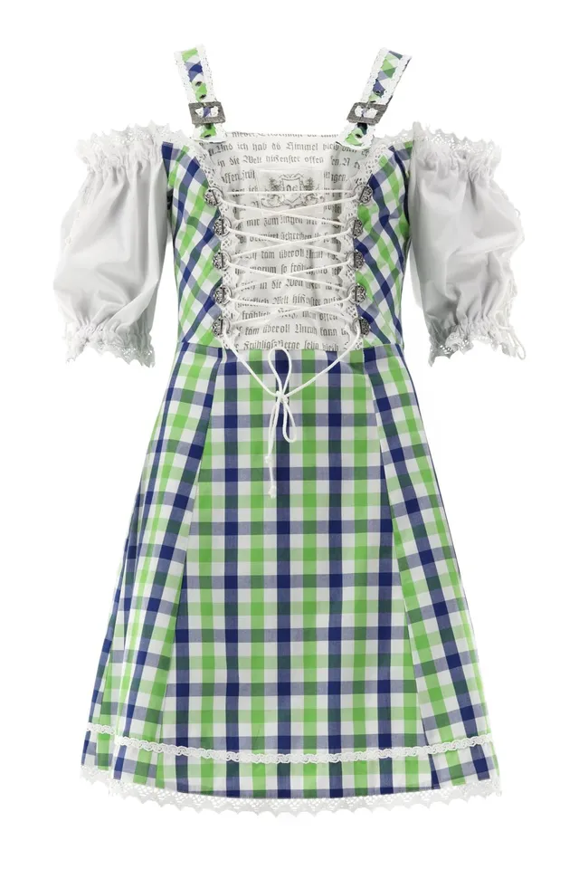 os-trachten-zeruma-trachtenkleid-damen-giftgr-n-gr-34-fest image 1