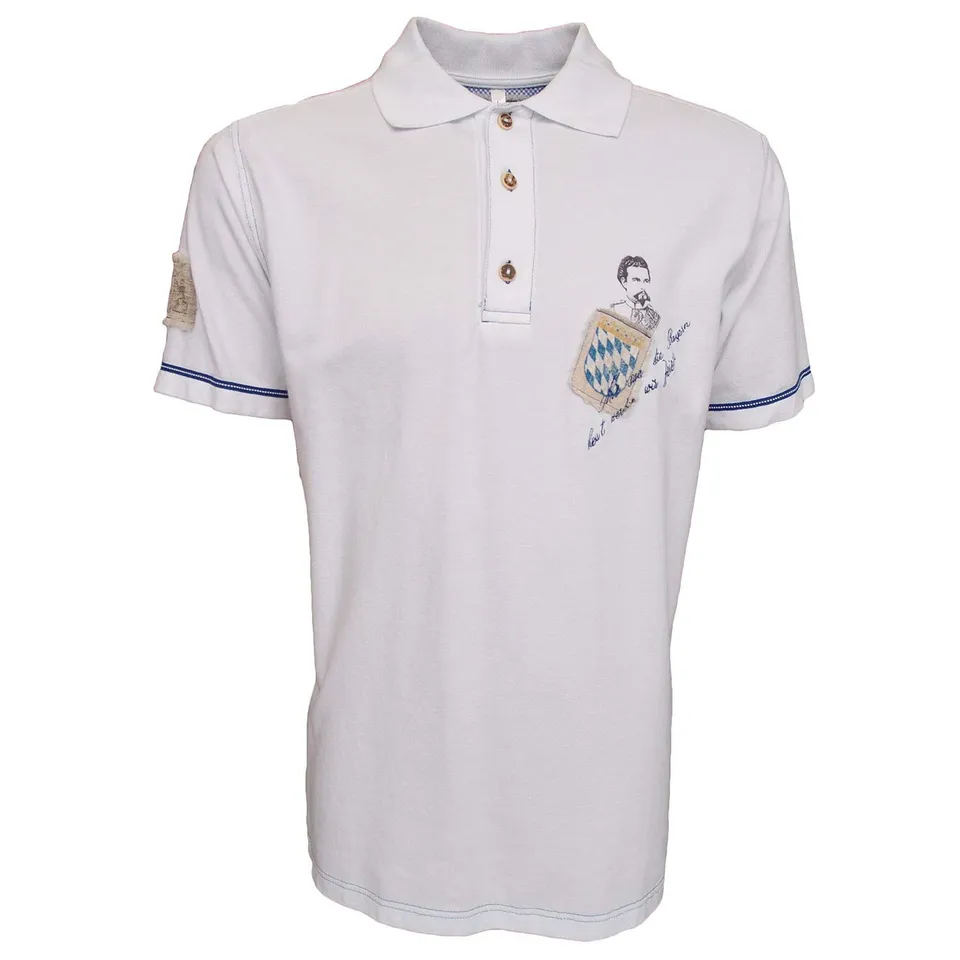 os-trachten-poloshirt-wei-s-baumwolle-trachten-polo image 1
