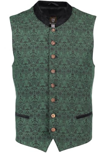 os-trachten-skisvy-trachtenweste-herren-48-khaki-jacquard image 5