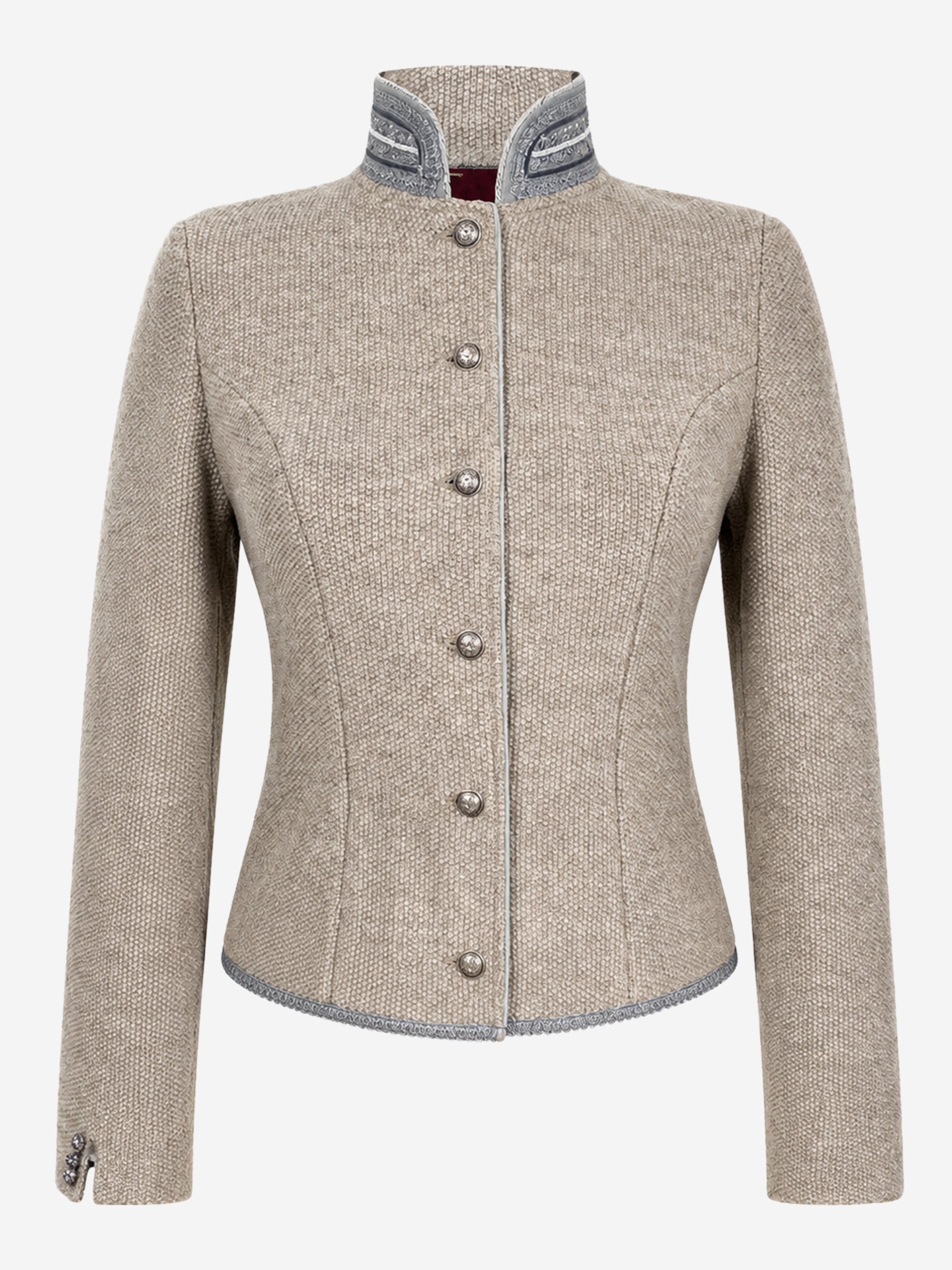 litzlfelder-damen-daphne-strickblazer-beige-schurwolle image 1