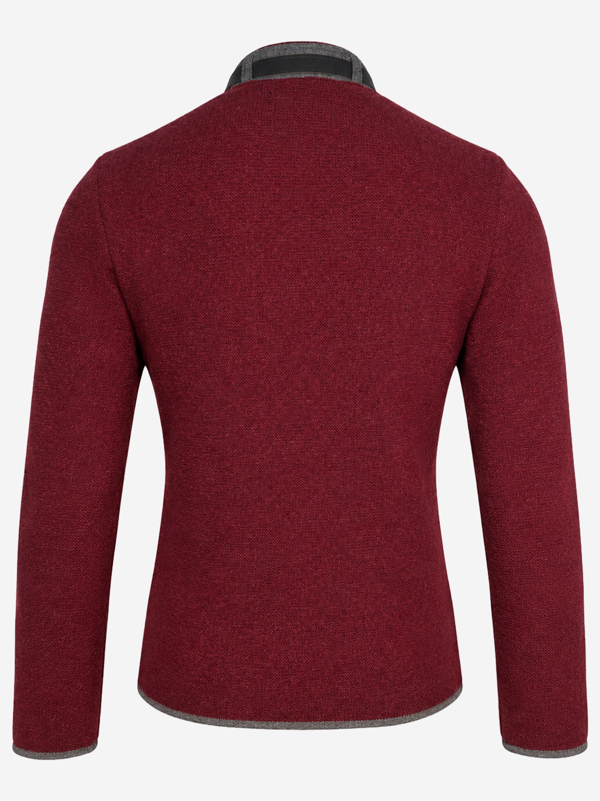 litzlfelder-jonas-strickjacke-herren-merlotrot-merinowolle image 2