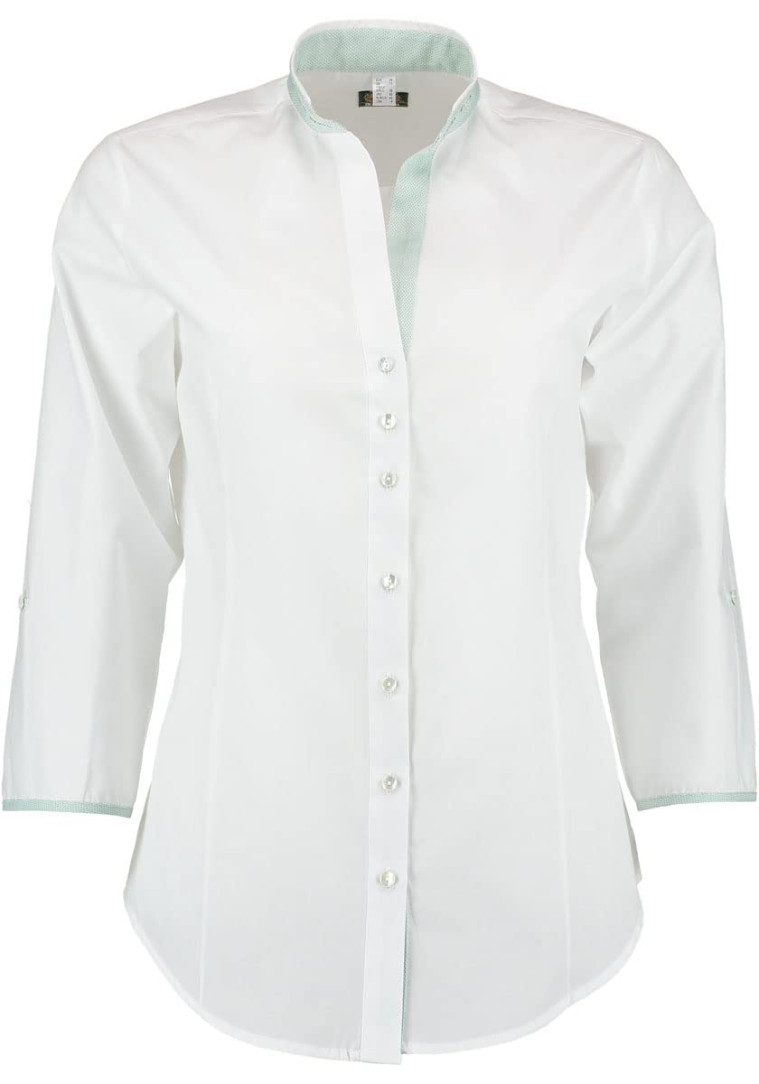 os-trachten-bamua-damen-trachtenbluse-stehkragen-7-8-arm image 1
