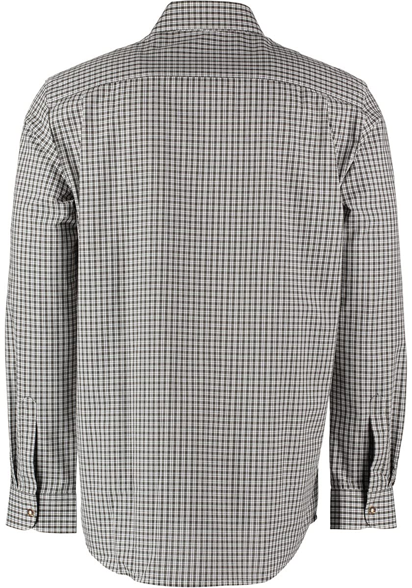 os-trachten-vakas-herren-trachtenhemd-langarm-45-46-regular-fit-karo image 3
