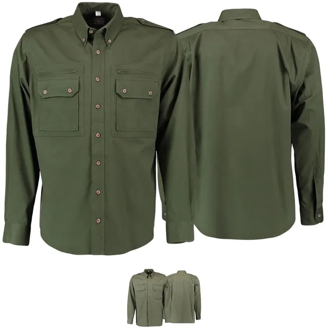 os-trachten-jagdhemd-herren-dunkelgr-n-2xl-j-gerhemd image 1