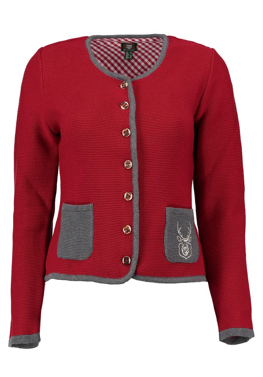 os-trachten-enkeyo-damen-strickjacke-anthrazit-gr-34 image 6
