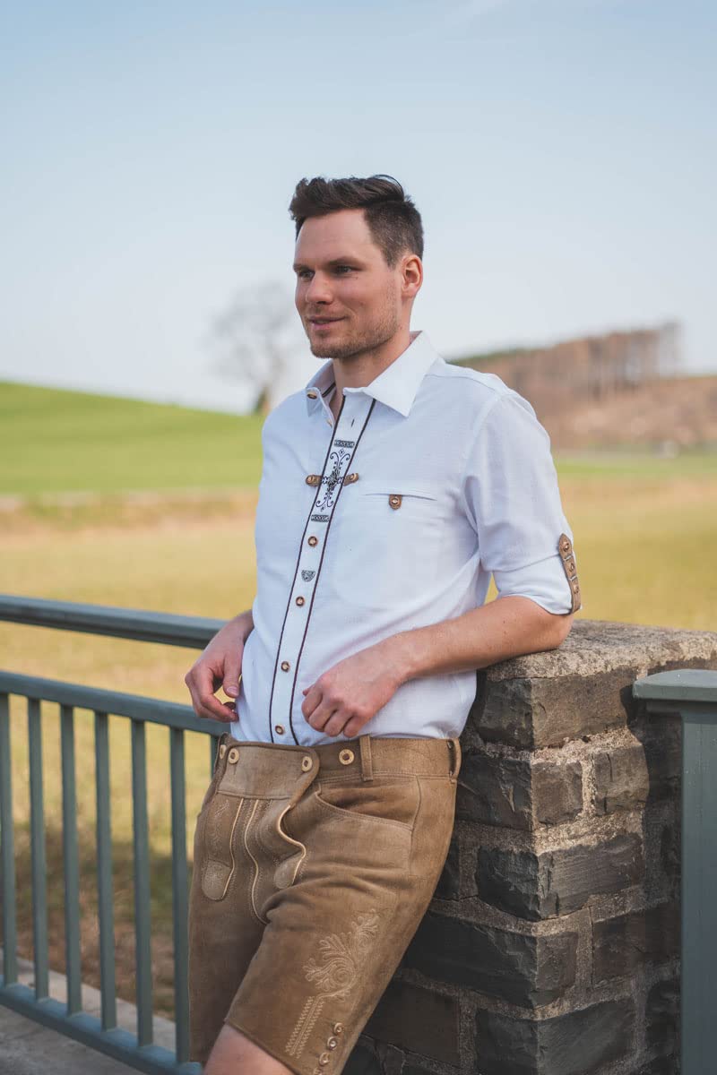 os-trachten-phegin-herren-trachtenhemd-47-48-slim-fit-stickerei image 6
