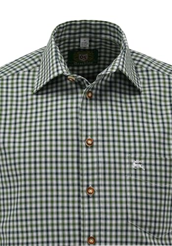os-trachten-ipuve-trachtenhemd-herren-kurzarm-43-44-slim-line image 7