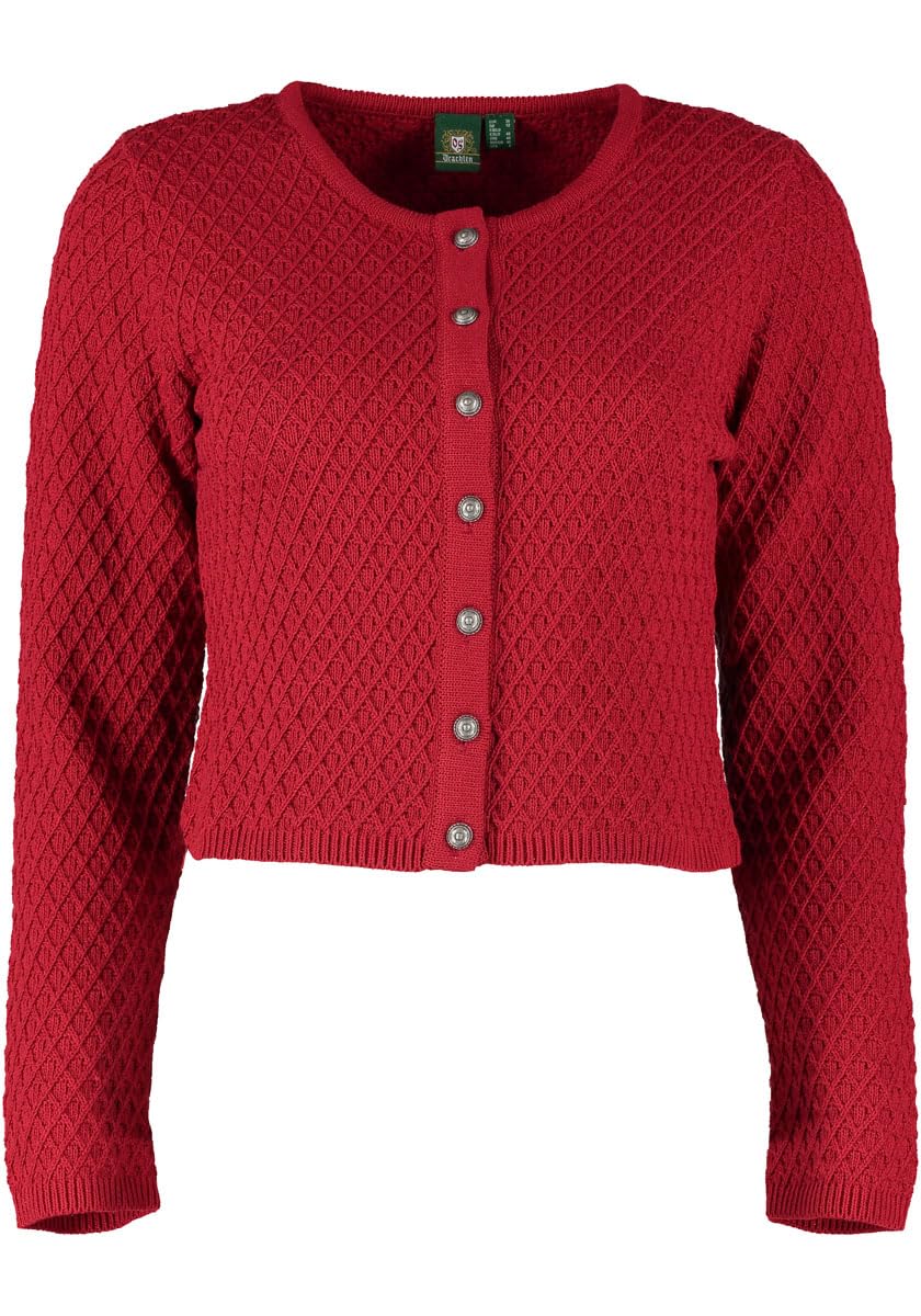 os-trachten-quivun-damen-strickjacke-34-anthrazit-zopfmuster image 6