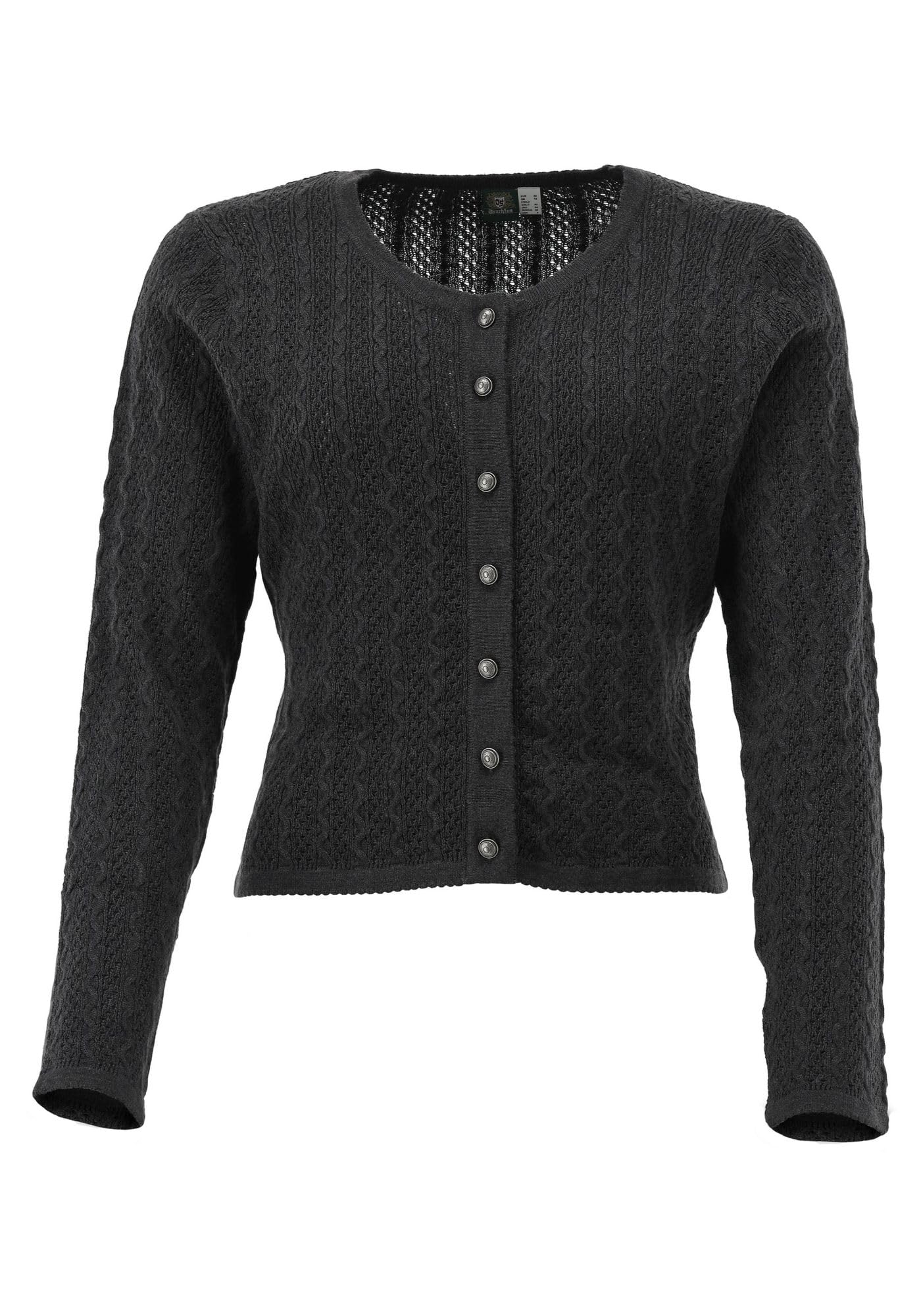 os-trachten-borida-strickjacke-damen-baumwolle-rundhals image 7