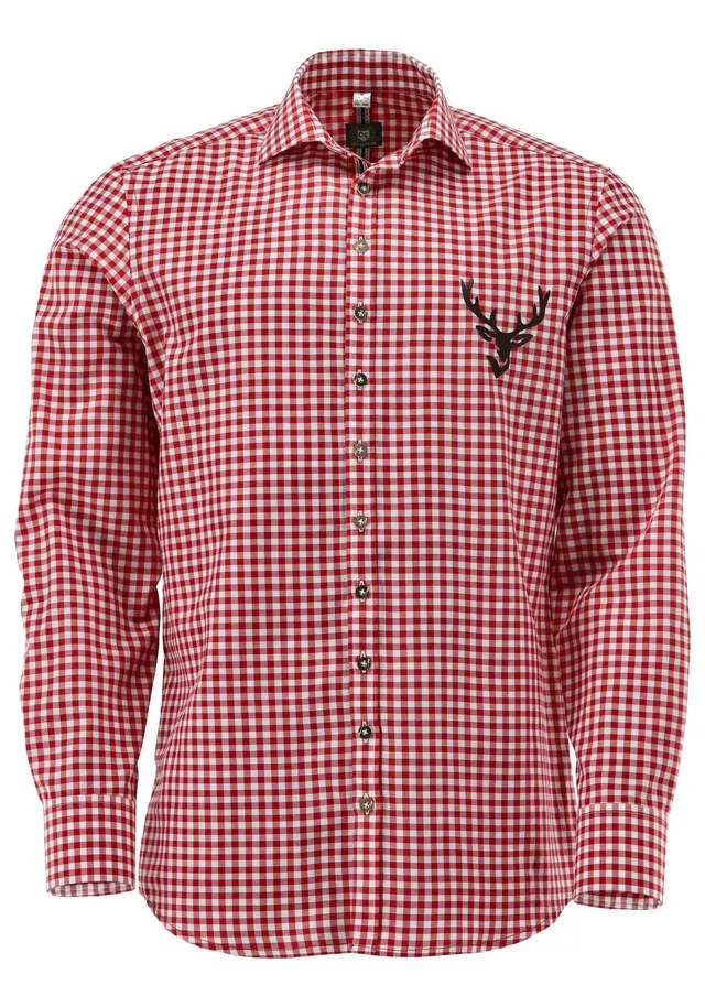 os-trachten-lamenta-trachtenhemd-slim-fit-herren image 1