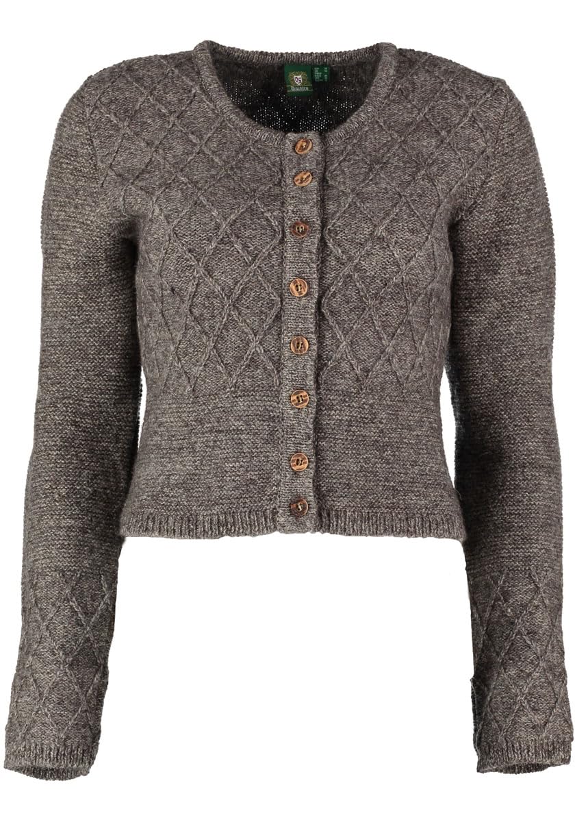 os-trachten-ugepys-strickjacke-wolle-flechtmuster image 1